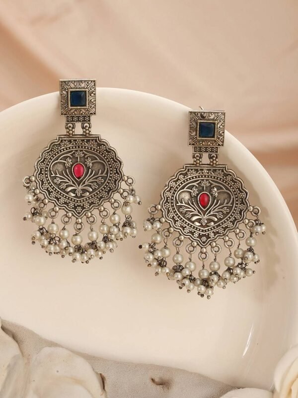 Royal Mughal Pearl Drop Earring