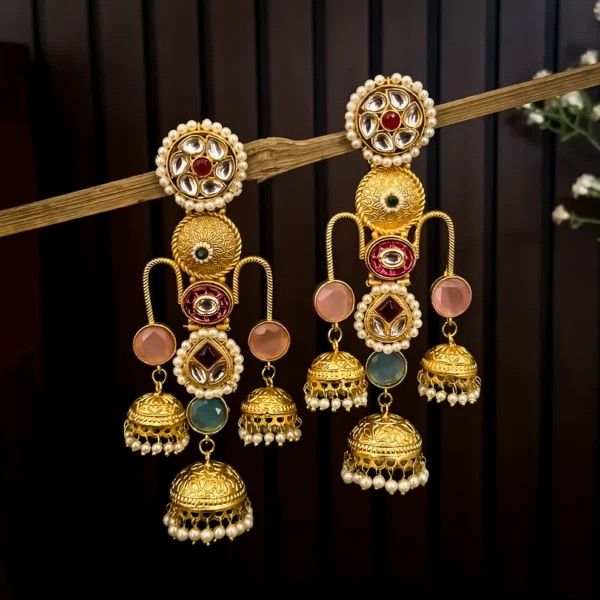 Umrao Kashmiri Jhumka Earrings