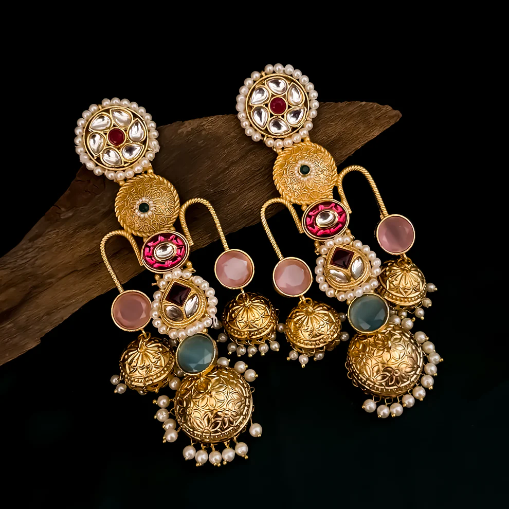 Umrao Kashmiri Jhumka Earrings