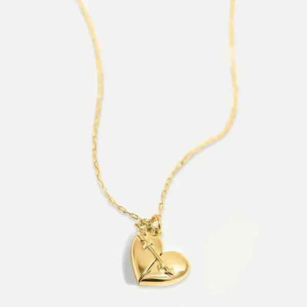 Secret Amour Heart Locket Necklace