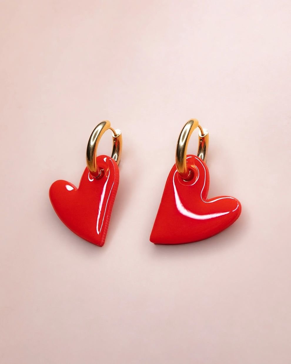 Scarlet Heart Drop Earring